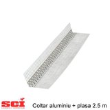Coltar aluminiu + plasa 2.5 m